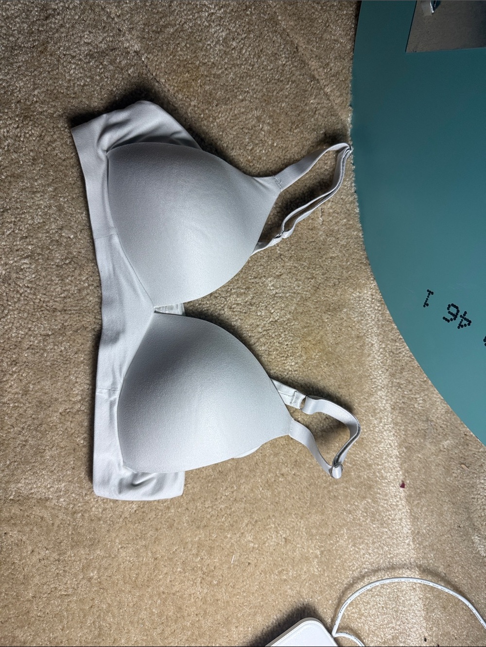 Wireless Molded T-Shirt Bra in Light Gray